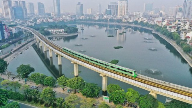 Tàu đường sắt đô thị Cát Linh- Hà Đông vận hành 287 lượt/ngày ảnh 2