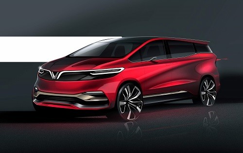 Mẫu thiết kế MPV mới được VinFast giới thiệu cho người dùng bình chọn.