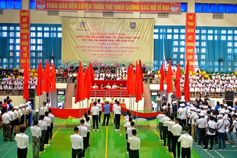 Khai mạc Giao lưu thể thao Tòa án hai nước Việt Nam – Lào Khai mạc Giao lưu thể thao Tòa án hai nước Việt Nam – Lào