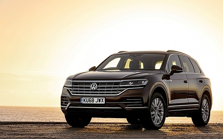 Volkswagen Touareg 2019 tại châu Âu. Ảnh: Driving