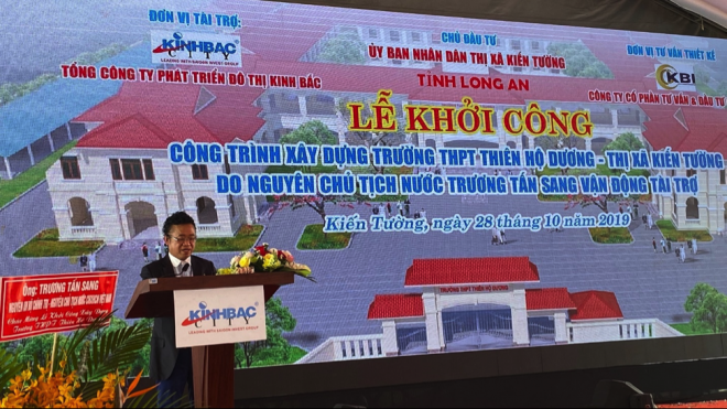 KBC tài trợ kinh phí 90 tỷ đồng xây dựng trường học - Ảnh 2