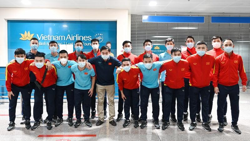 ĐT futsal Việt Nam về nước, kết thúc hành trình ấn tượng tại VCK FIFA Futsal World Cup Lithuania 2021
