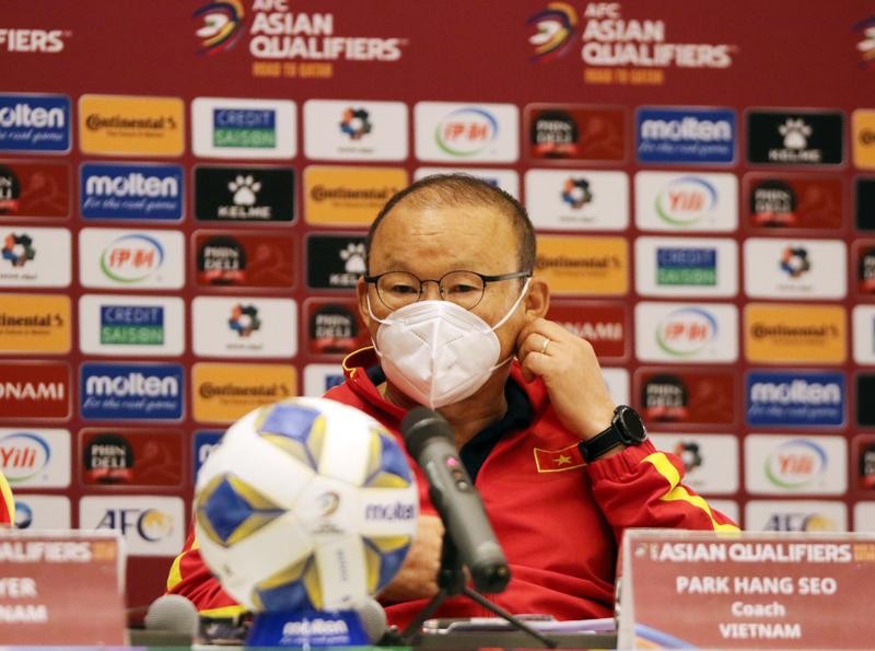 HLV trưởng Park Hang-seo: “Các cầu thủ đã làm tốt nhất nhiệm vụ của mình và đang hướng tới trận tiếp theo”