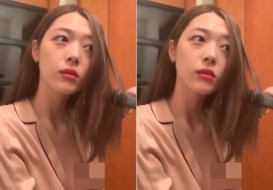 Sulli thường xuyên thả rông ngực và phản ứng quá khích.