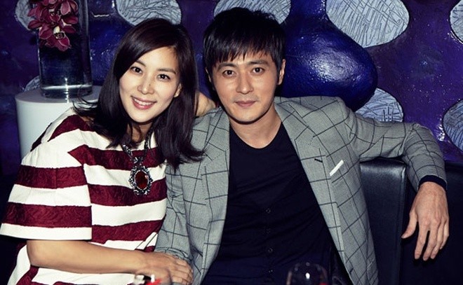 Vợ chồng Jang Dong Gun, Go So Young. Ảnh: Osen.