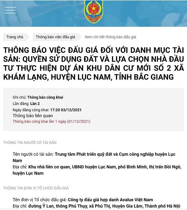 Lục Nam (Bắc Giang): Doanh nghiệp tố cáo bị “sách nhiễu” khi đến mua hồ sơ đấu giá đất ảnh 2