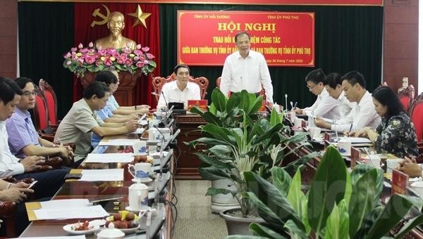 Hải Dương - Phú Thọ tăng cường hợp tác, phát triển.
