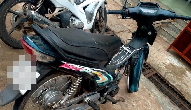 Chiếc xe máy là tang vật của vụ án.