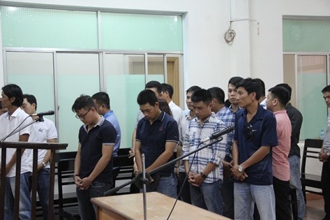 Các đối tượng trong đường dây cá độ bóng đá trăm tỷ đồng
