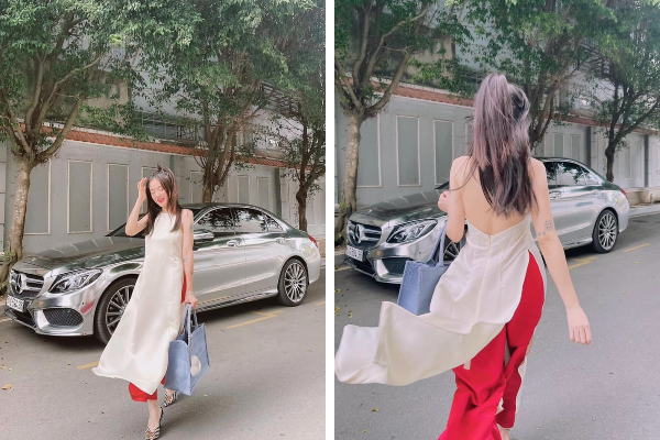 Phương Ly ăn diện nữ tính bất ngờ. (Ảnh: FBNV) Phương Ly ăn diện nữ tính bất ngờ. (Ảnh: FBNV)