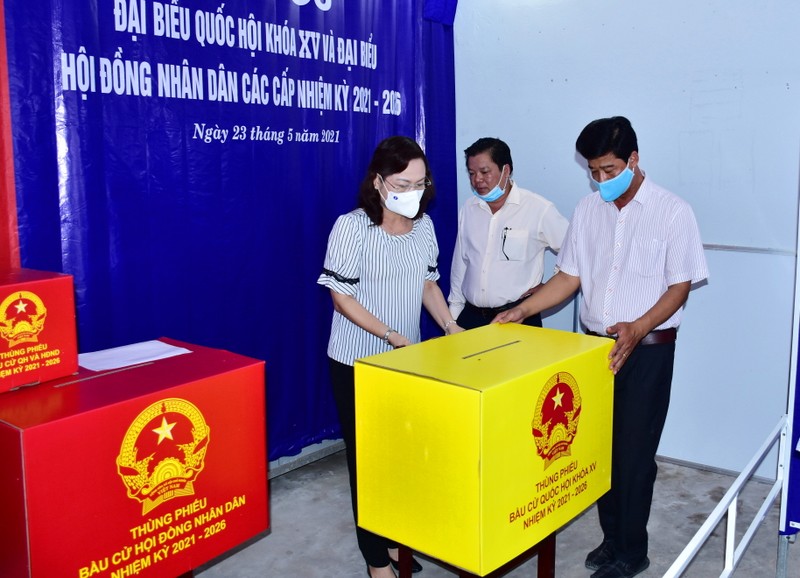 Phó Bí thư Thường trực Tỉnh ủy Bạc Liêu: Phòng chống dịch COVID-19 là góp phần vào thành công của cuộc bầu cửPhó Bí thư Thường trực Tỉnh ủy Bạc Liêu: Phòng chống dịch COVID-19 là góp phần vào thành công của cuộc bầu cử