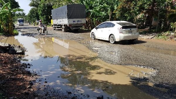 Kiên Giang: Báo động tình trạng quốc lộ 80 xuống cấp nghiêm trọng