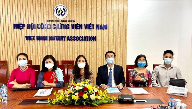 Đoàn đại biểu đại diện nước chủ nhà Việt nam tại hội nghị liên minh công chứng quốc tế lần thứ 10.