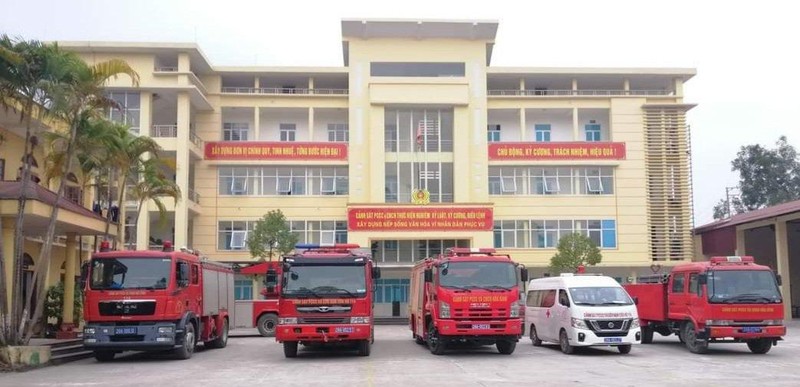 Lực lượng PCCC&CNCH Công an tỉnh Hòa Bình luôn sẵn sàng chiến đấu.