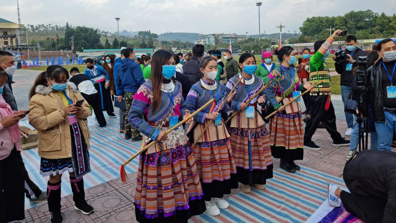 Lai Châu khai mạc các hoạt động văn hóa, thể thao và du lịch, ngày hội văn hóa dân tộc Mông lần thứ III ảnh 6