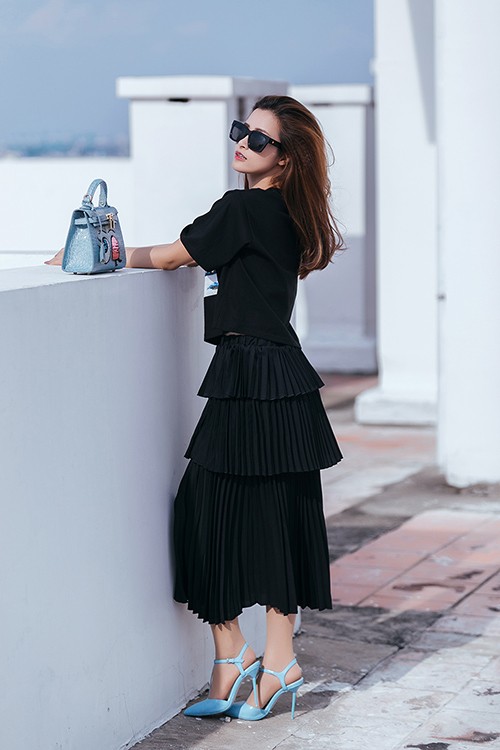 hoc cach mix chan vay dieu nghe nhu sao viet - 11