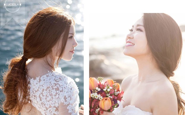 Kết quả hình ảnh cho Tóc đuôi ngựa CÔ DÂU THẾ GIỚI