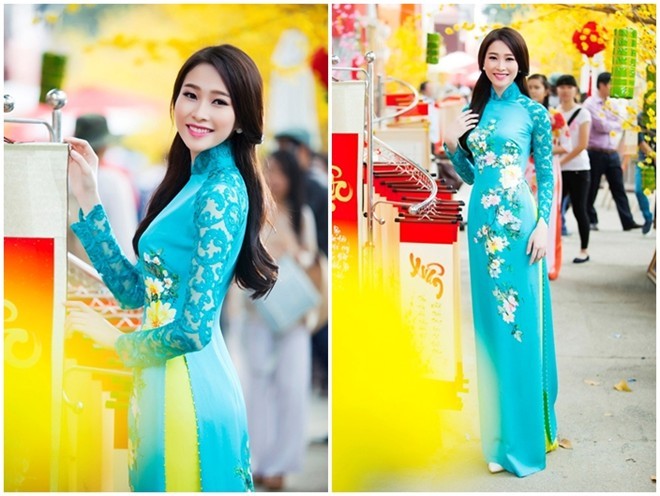 Kết quả hình ảnh cho ao dai Viet Nam sao Viet