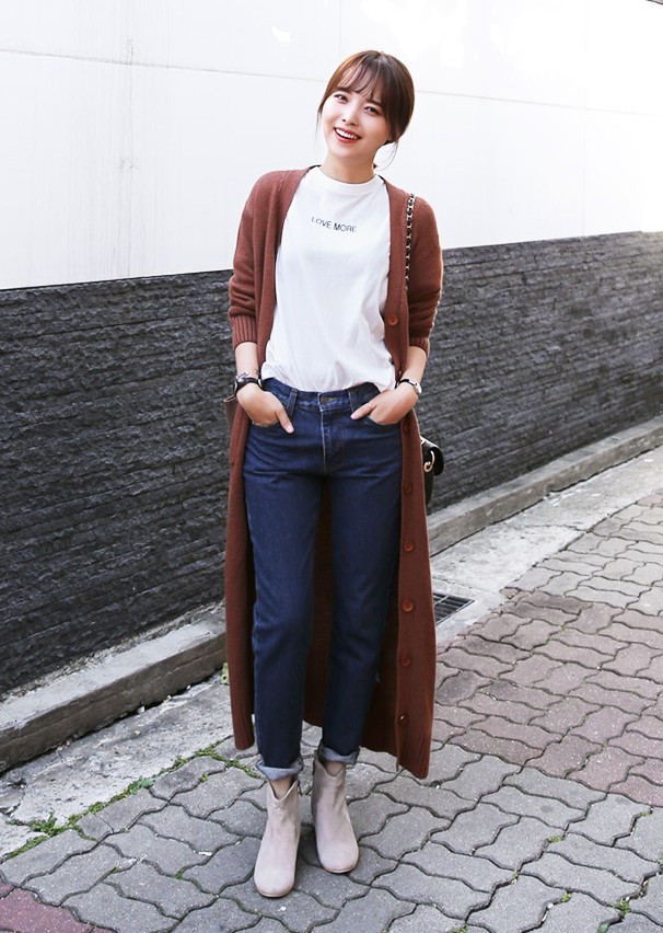 Kết quả hình ảnh cho Áo cardigan dáng dài châu âu