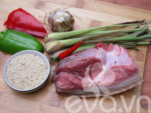 Kết quả hình ảnh cho nguyên liệu thịt bê hấp sả
