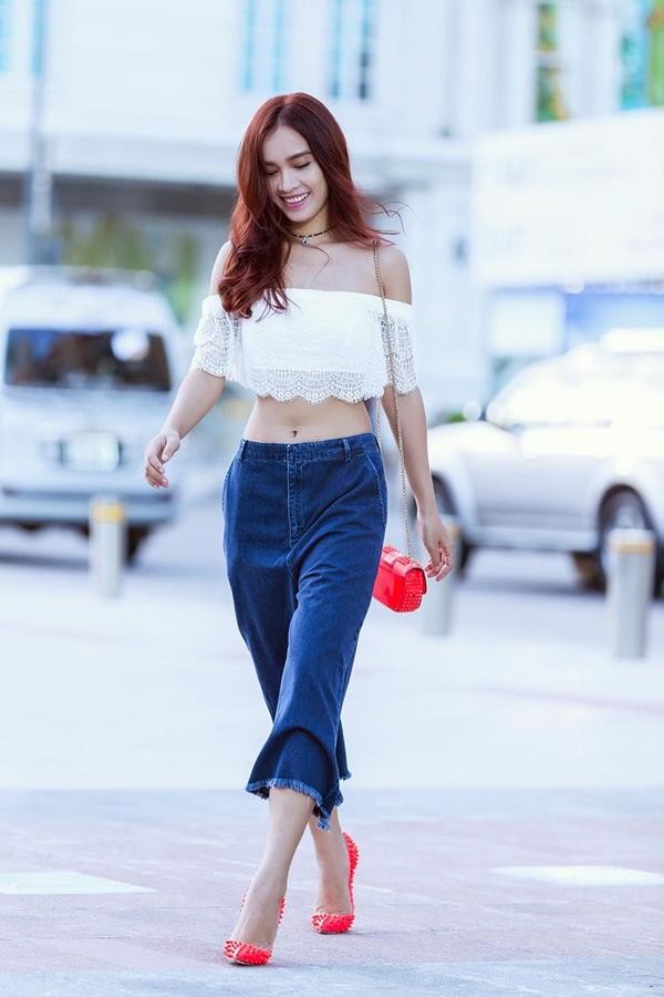 Kết quả hình ảnh cho Quần culottes bò sao Châu Âu