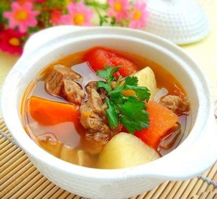 Kết quả hình ảnh cho Củ cải hầm xương ngon ngọt