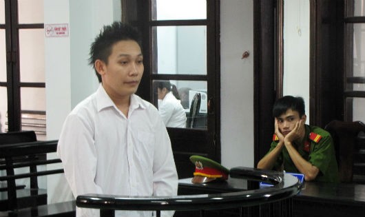 Bị cáo Kiều Xuân Hạnh trước vành móng ngựa.