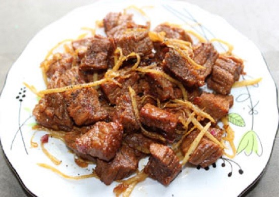Kết quả hình ảnh cho thịt bò kho gừng