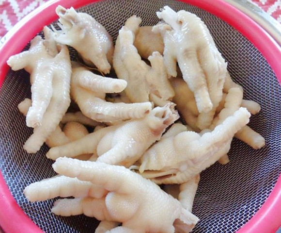 Kết quả hình ảnh cho chế biến chân gà