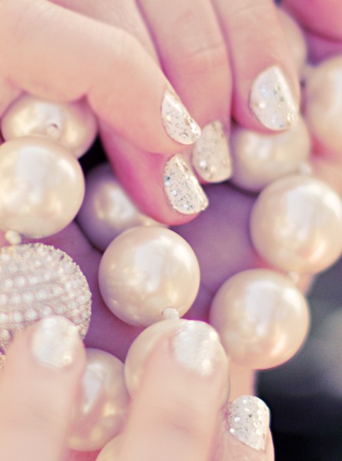 Kết quả hình ảnh cho Nail Màu nhũ lấp lánh