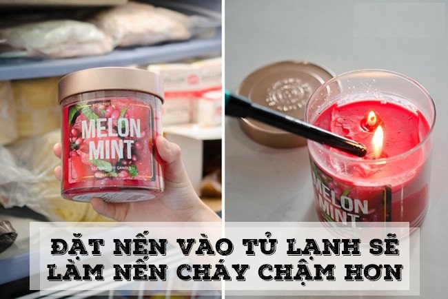 Kết quả hình ảnh cho Cho nến vào tủ lạnh