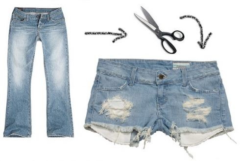 làm thành quần shorts