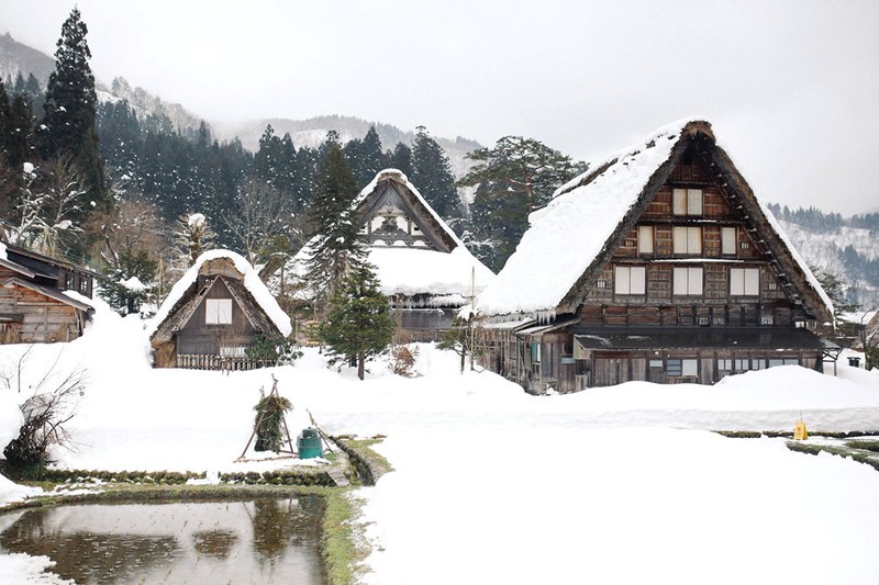 Hinh anh tuyet dep ve lang co Shirakawago trong mua dong hinh anh 10