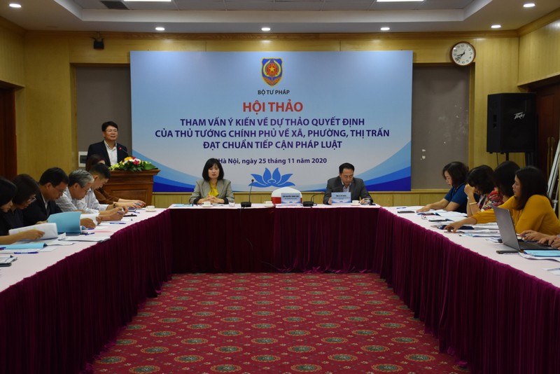 Giản lược các tiêu chí đánh giá xã, phường, thị trấn đạt chuẩn tiếp cận pháp luật