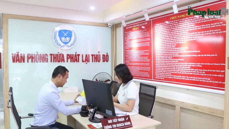Văn phòng Thừa phát lại phải niêm yết chi phí thực hiện công việc