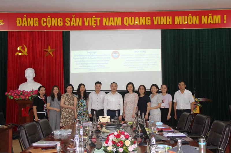 Hội nghị đánh giá hoạt động Dự án hỗ trợ Học viện Tư pháp Quốc gia Lào ảnh 2