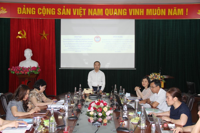 Hội nghị đánh giá hoạt động Dự án hỗ trợ Học viện Tư pháp Quốc gia Lào