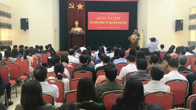 Quang cảnh buổi tập huấn