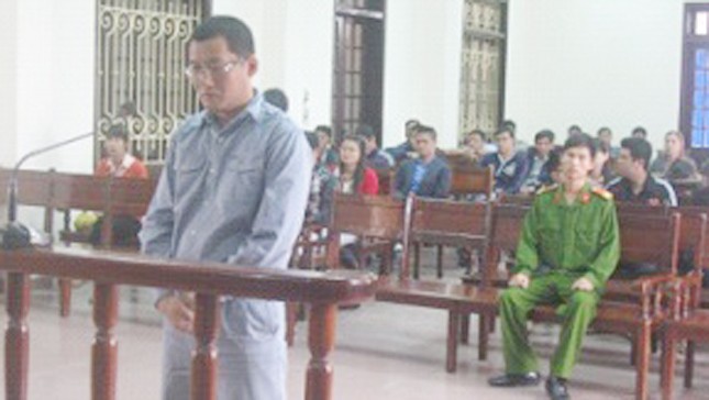 Bị cáo Nguyễn Tuấn Anh tại phiên tòa