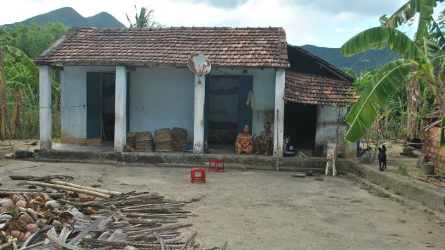 Ngôi nhà nơi ông bà gần 40 năm sống chung.