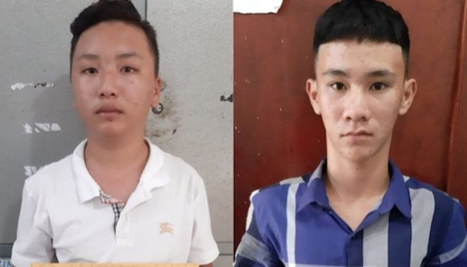 Hai bị can Đào Nhật Hào và Nguyễn Văn Trí.