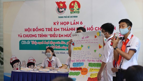 Một kỳ họp của Hội đồng Trẻ em.
