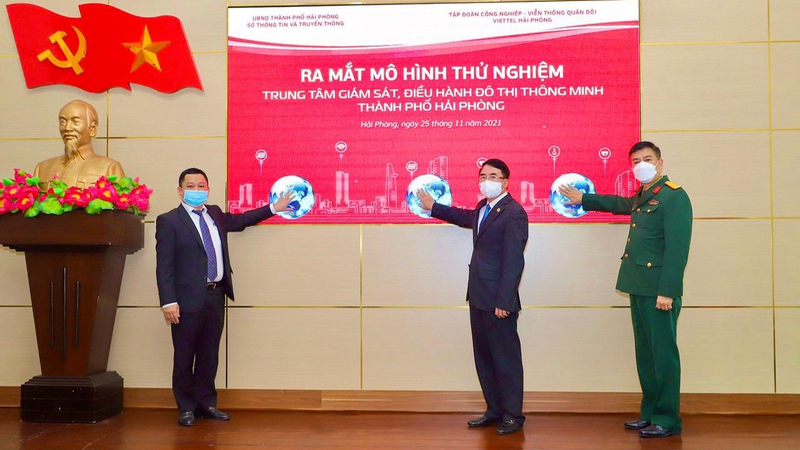 Tháng 11/2021, Hải Phòng ra mắt mô hình thử nghiệm trung tâm giám sát, điều hành đô thị thông minh TP.