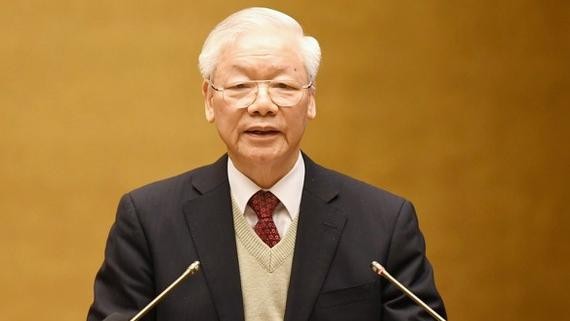 Tổng Bí thư Nguyễn Phú Trọng khẳng định vai trò của văn hóa.