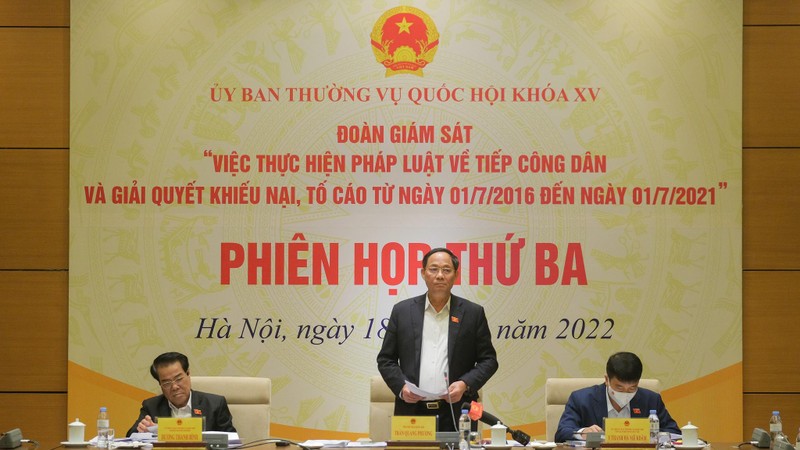 Phó Chủ tịch Quốc hội Trần Quang Phương đề nghị các thành viên Đoàn Giám sát cần có sự chuẩn bị kỹ lưỡng, từ sớm, từ xa, có định hướng, trọng tâm, trọng điểm.