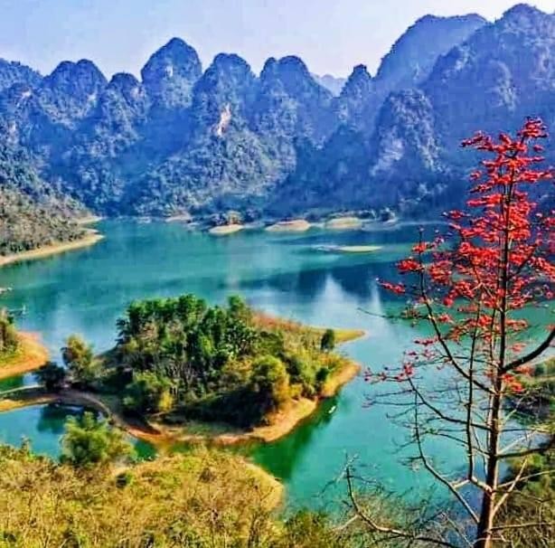 Tận hưởng cảnh sắc thiên nhiên đẹp đến nao lòng của huyện lỵ miền gái đẹp ảnh 11