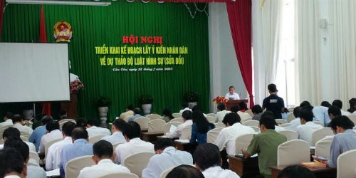 TP. Cần Thơ: Lấy ý kiến dự thảo Bộ luật Hình sự sửa đổi