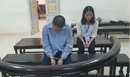 Bị cáo Công trong phiên tòa phúc thẩm