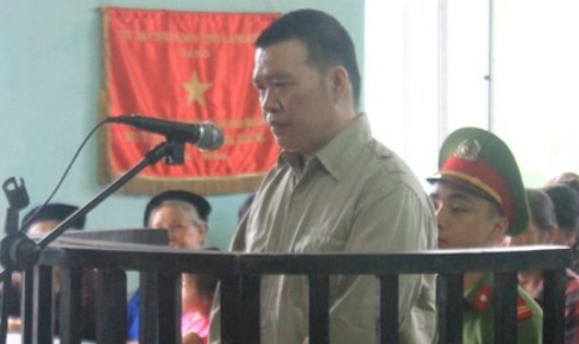 Bị cáo Triệu Văn Trường. Ảnh Baolangson