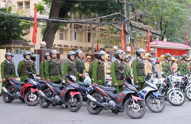 Công an thành phố Hải Phòng ra quân trấn áp tội phạm đảm bảo ANTT Tết Nguyên đán Kỷ Hợi 2019